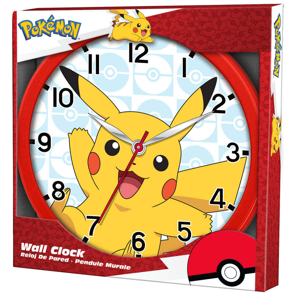 Reloj de pared Pikachu