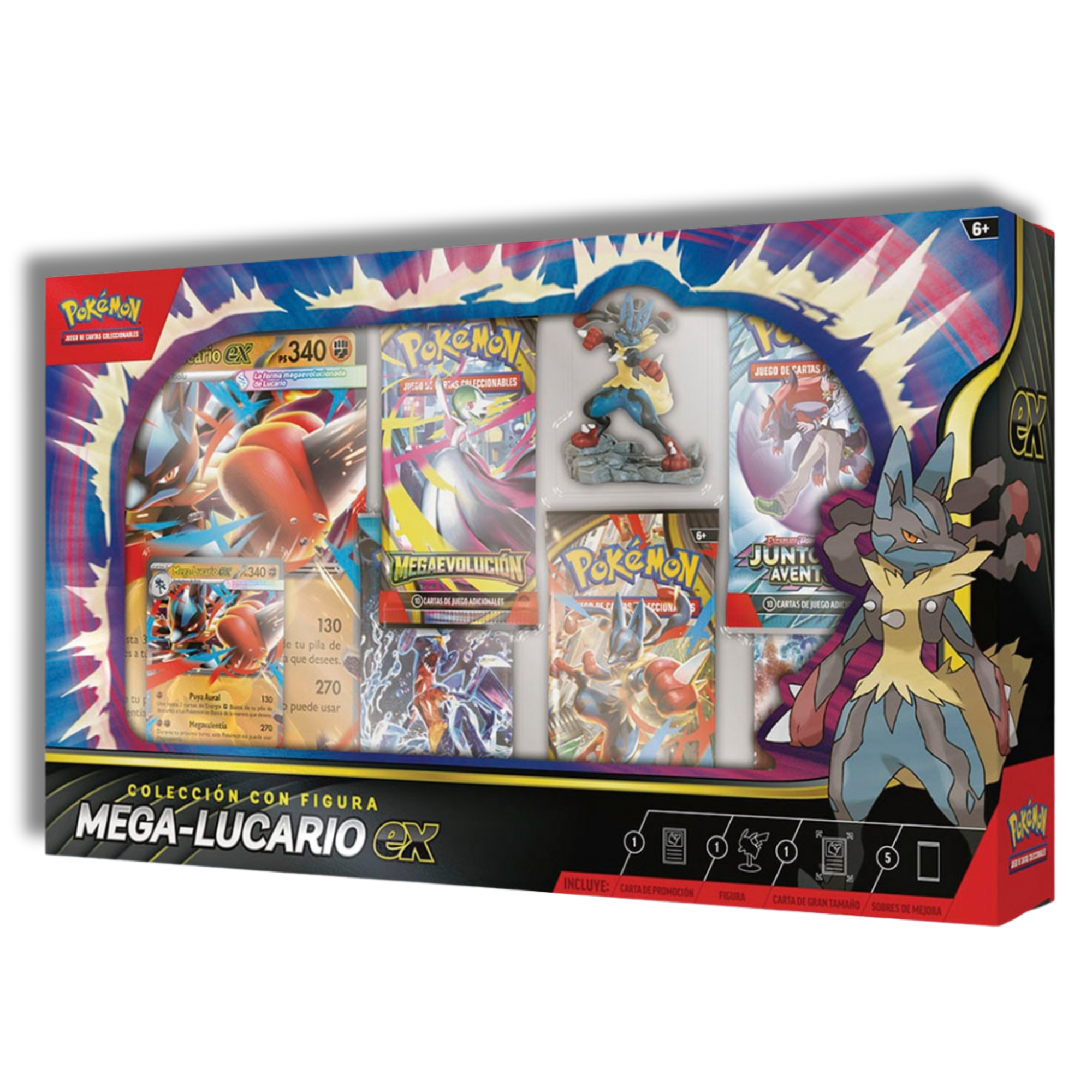 Caja Colección con Figura Mega Lucario EX